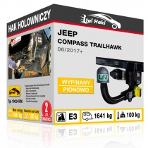 Hak holowniczy Jeep COMPASS TRAILHAWK, 01/2019+, wypinany pionowo (typ 19024/VM)