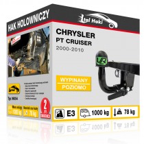 Hak holowniczy Chrysler PT CRUISER, 2000-2010, wypinany poziomo (typ 06054)