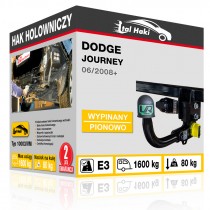 Hak holowniczy Dodge JOURNEY, 06/2008+, wypinany pionowo (typ 10003/VM)