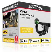 Hak holowniczy Opel FRONTERA A, 1992-1997, wypinany poziomo (typ 28041)