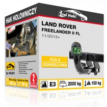 Hak holowniczy Land Rover FREELANDER II FL, 11/2012+, odkręcany (typ 03026/F)