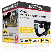 Hak holowniczy Opel ASTRA K SPORTS TOURER, 03/2016-09/2021, wypinany pionowo (typ 28065/VM)