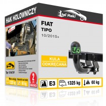 Hak holowniczy Fiat TIPO, 10/2015+, odkręcany (typ 13167/F)